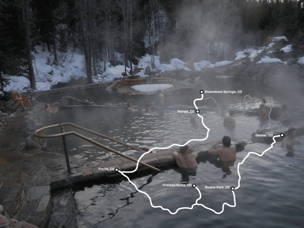 Colorado Road Trip Day 5 Map