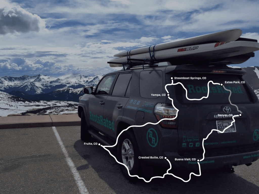 Colorado Road Trip Day 6 Map