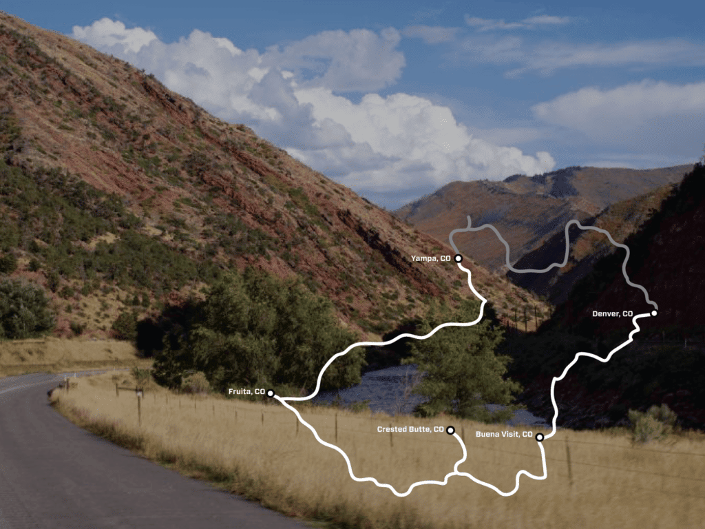 Colorado Road Trip Day 4 Map