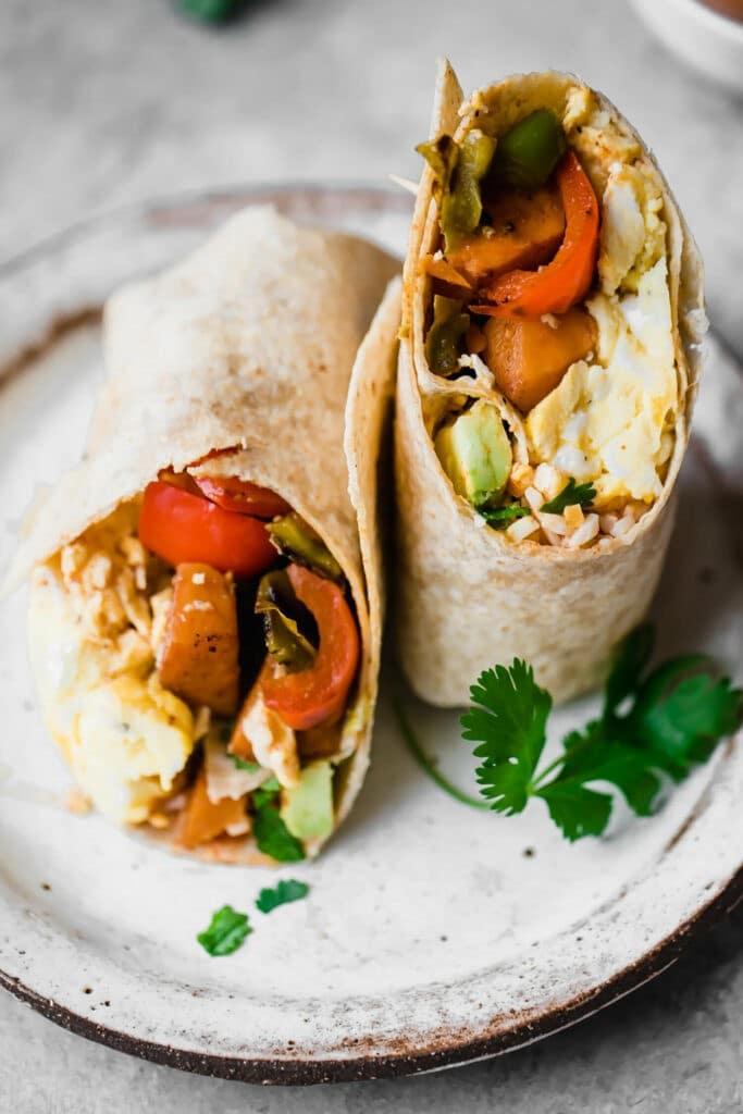 breakfast meals burrito