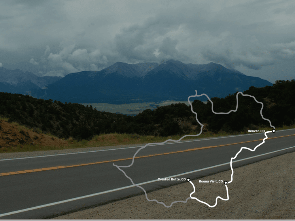 Colorado Road Trip Day 2 Map