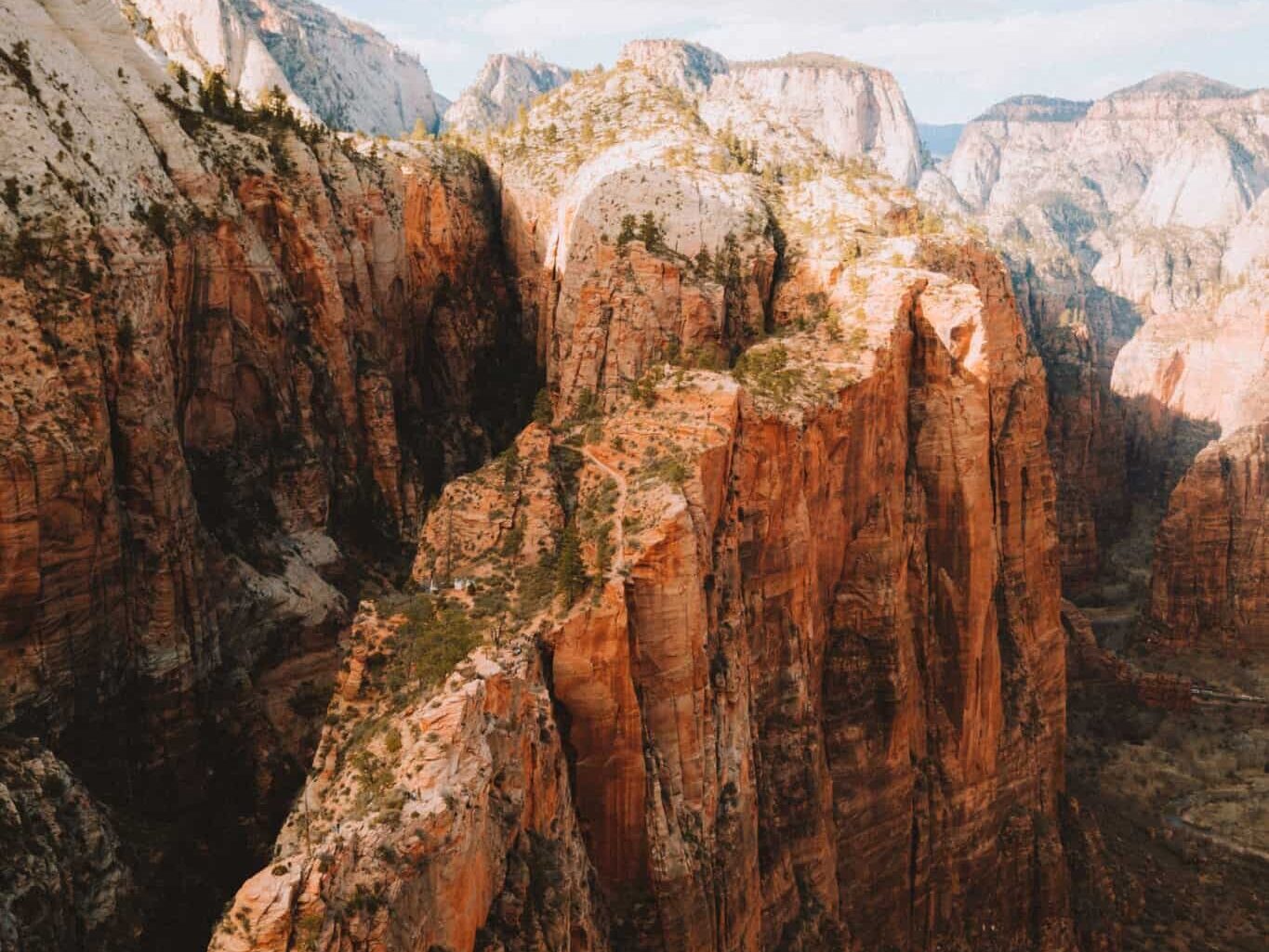 Angels landing in Zion NP