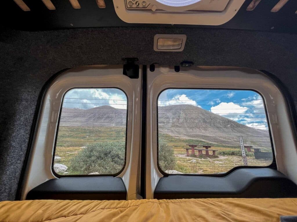Inside a Campervan