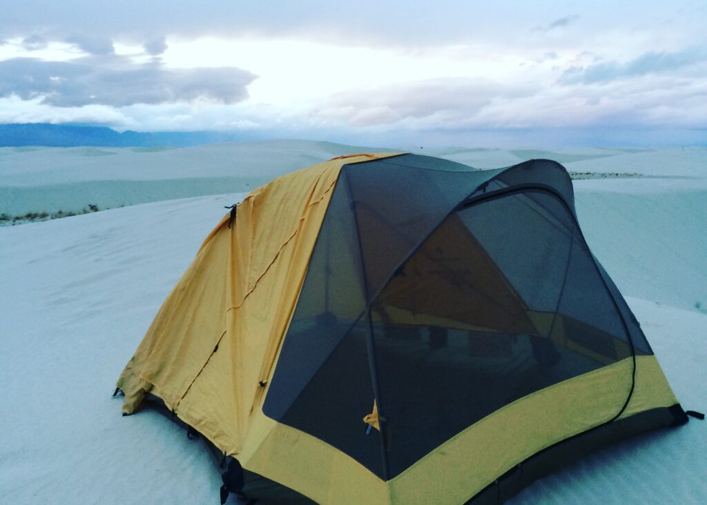 Tent Camping in White Sands National Park