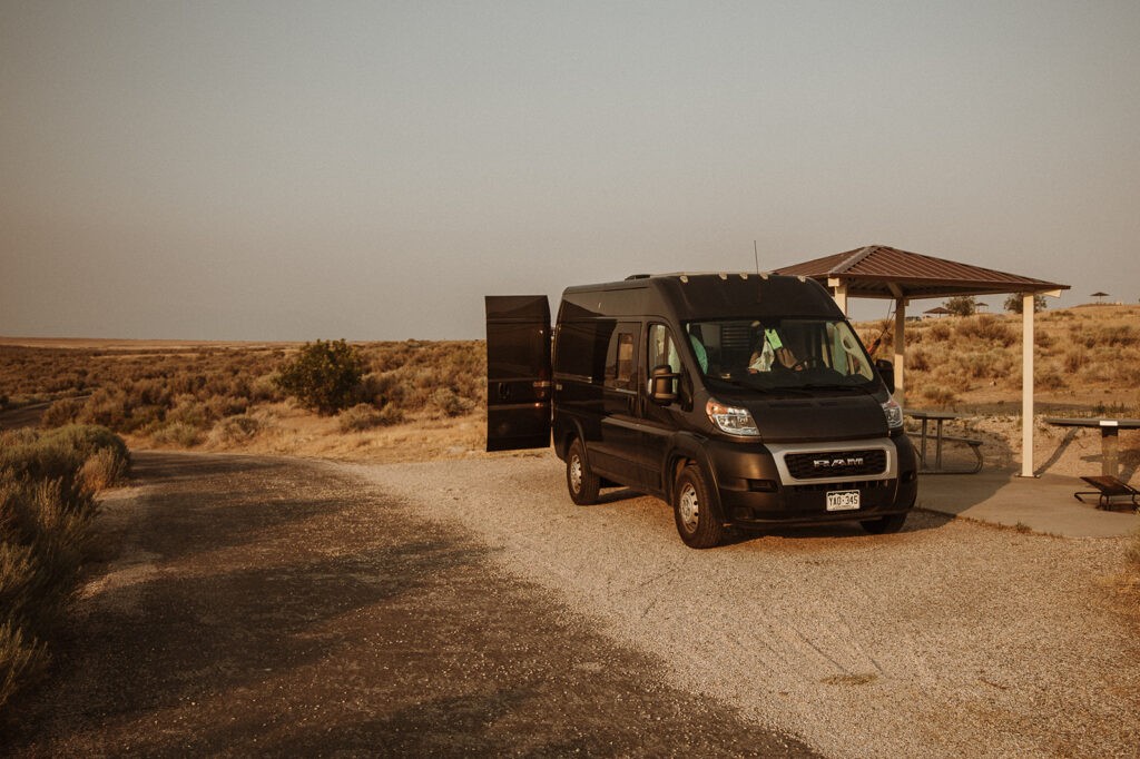 Campsite in Taos, New Mexico
