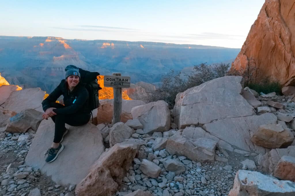 Hiking at Grand Canyon National Park