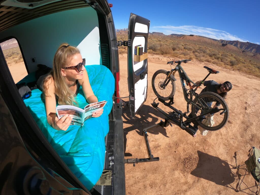 Mountain Biking in a Campervan Rental