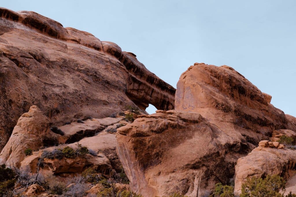 View within Arches National Park