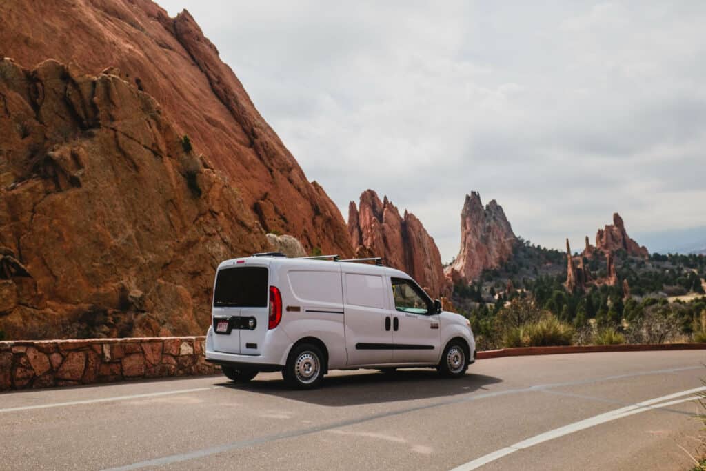 Garden of The Gods Colorado Campervan Rental