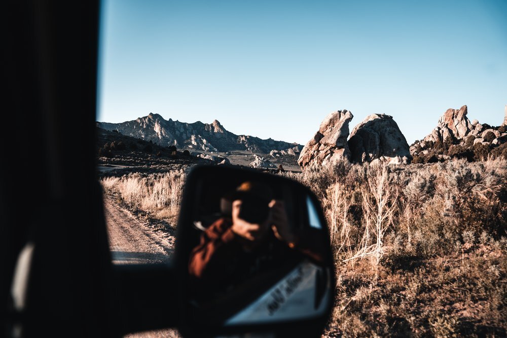 Campervan Travelling Through Utah