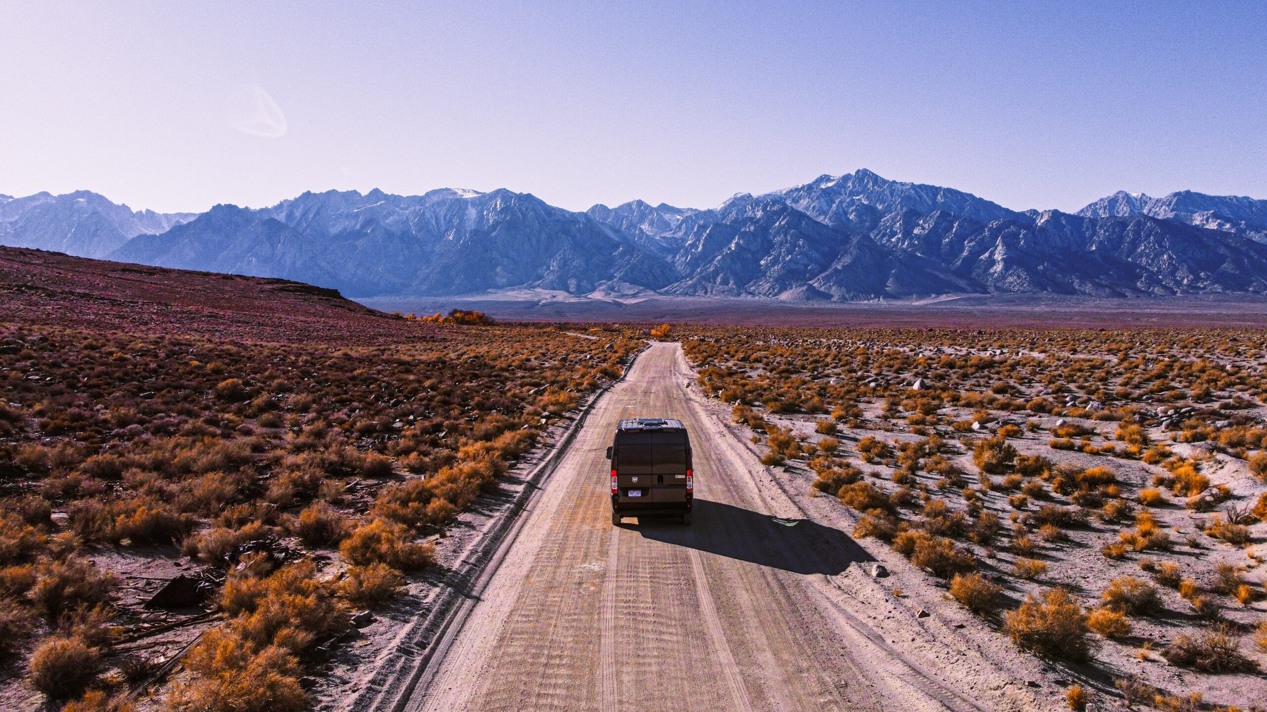 Campervan in Alabama Hills