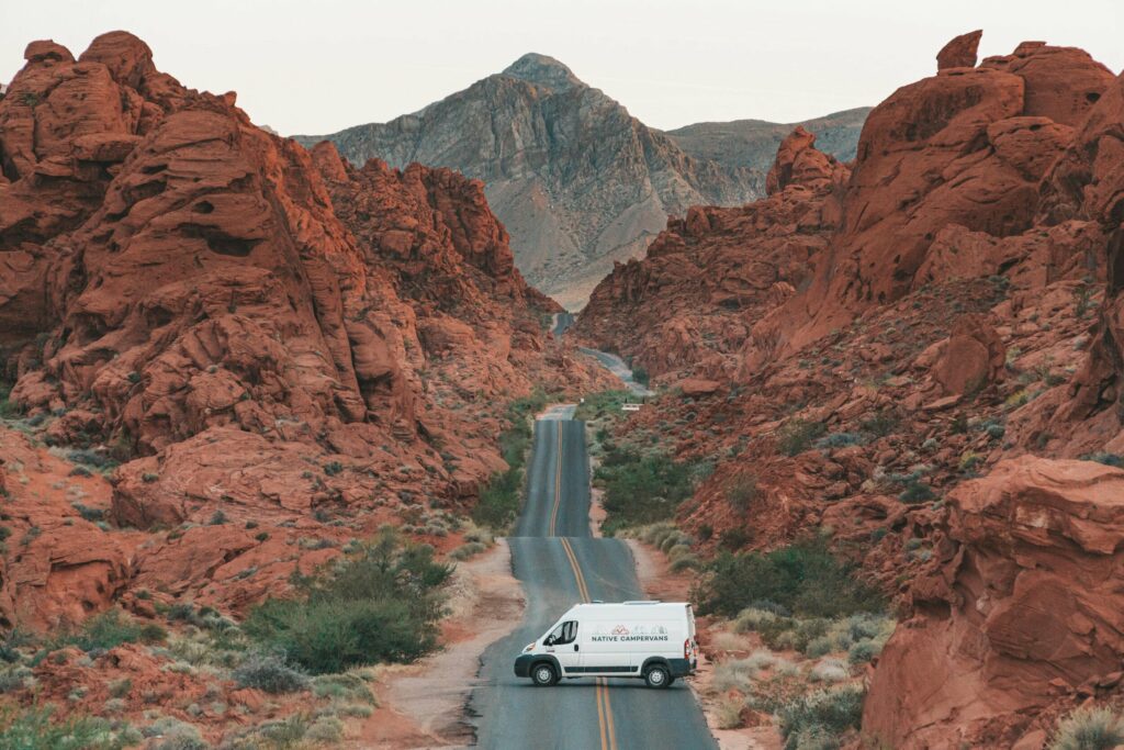 Campervan Rental in Valley of Fire, Las Vegas