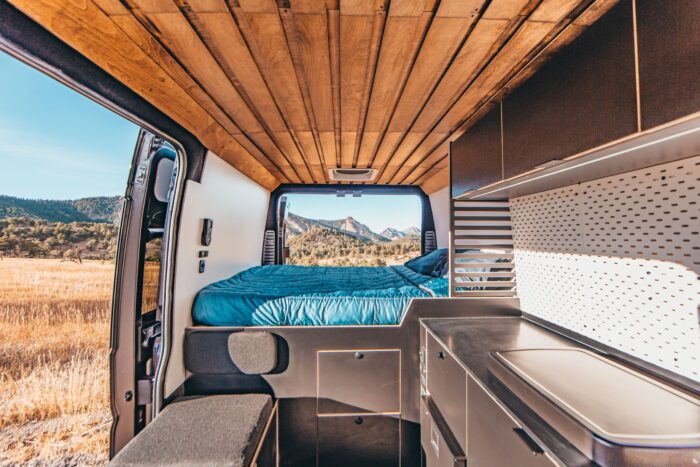 Interior OG conversion van rental