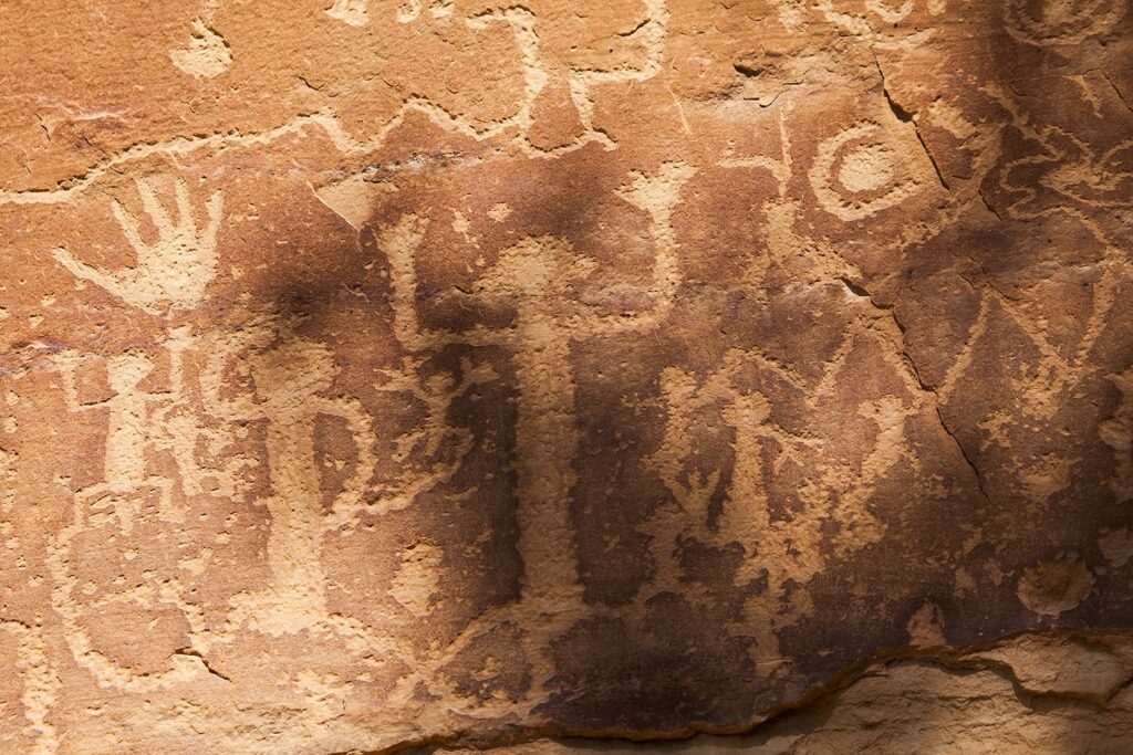 Petroglyph in Mesa Verde National Park