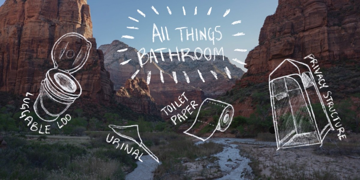 Drawings of bathroom essentials