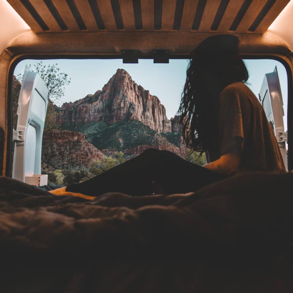 Zion national park campervan