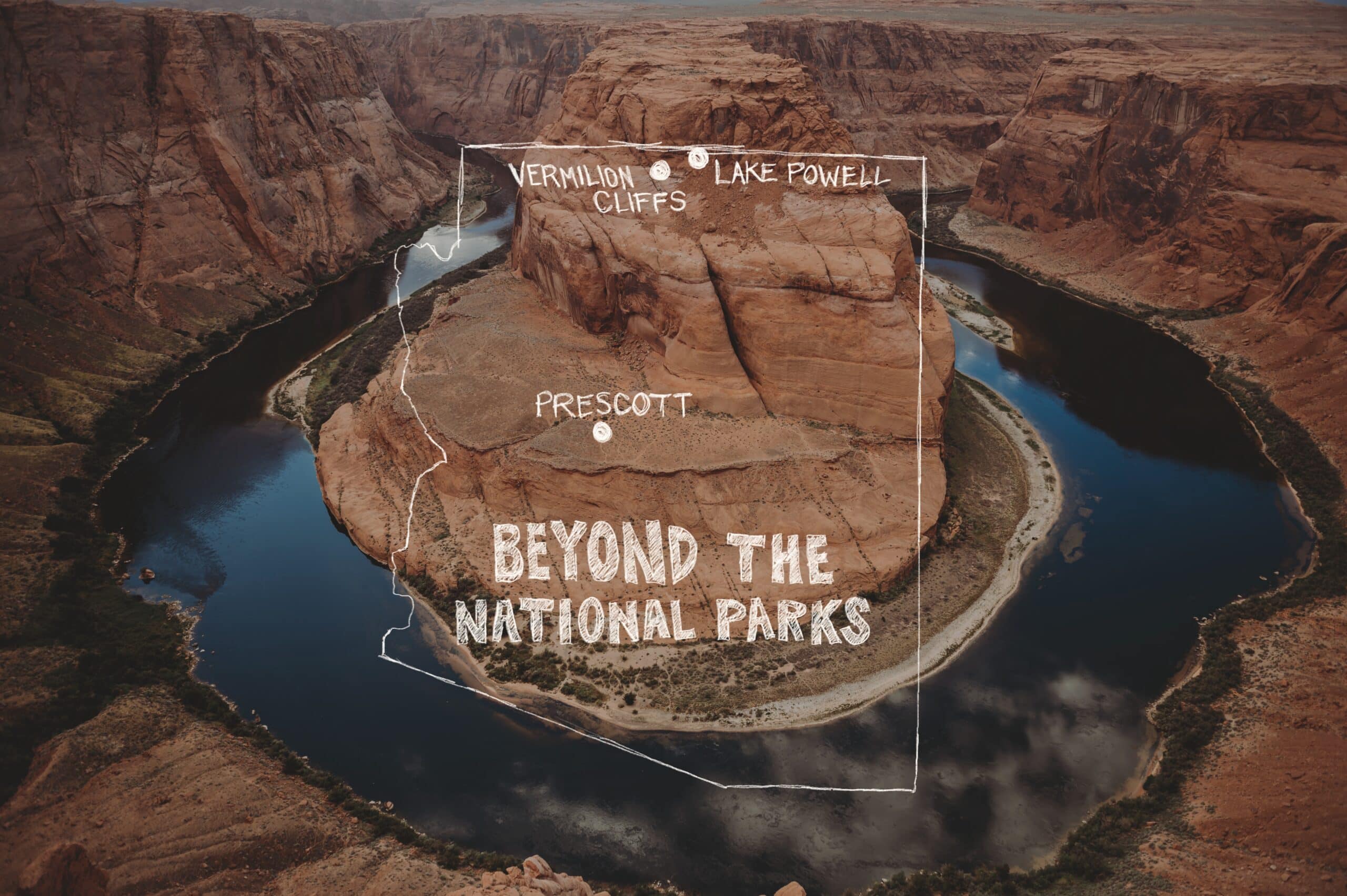 Map of Arizona's Beyond the Parks