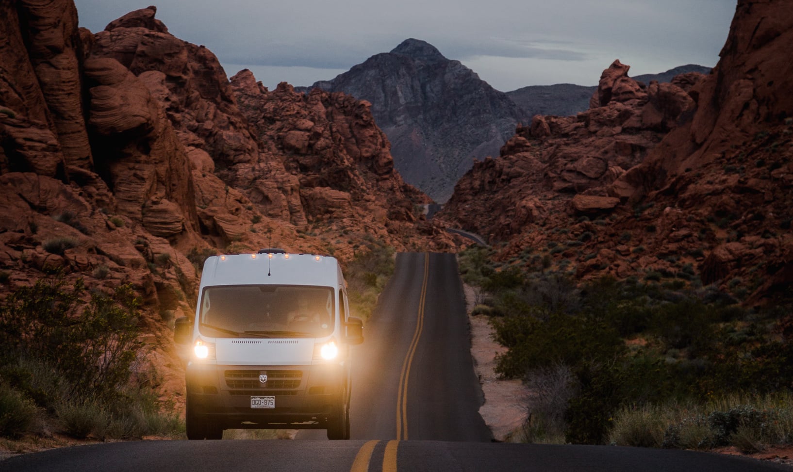 Campervan Rental in Las Vegas at the Valley of Fire State Park
