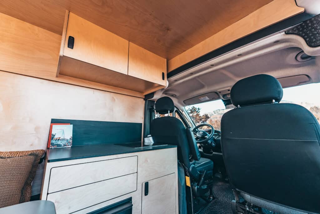 Interior Kitchen of the OG Campervan by Native Campervans