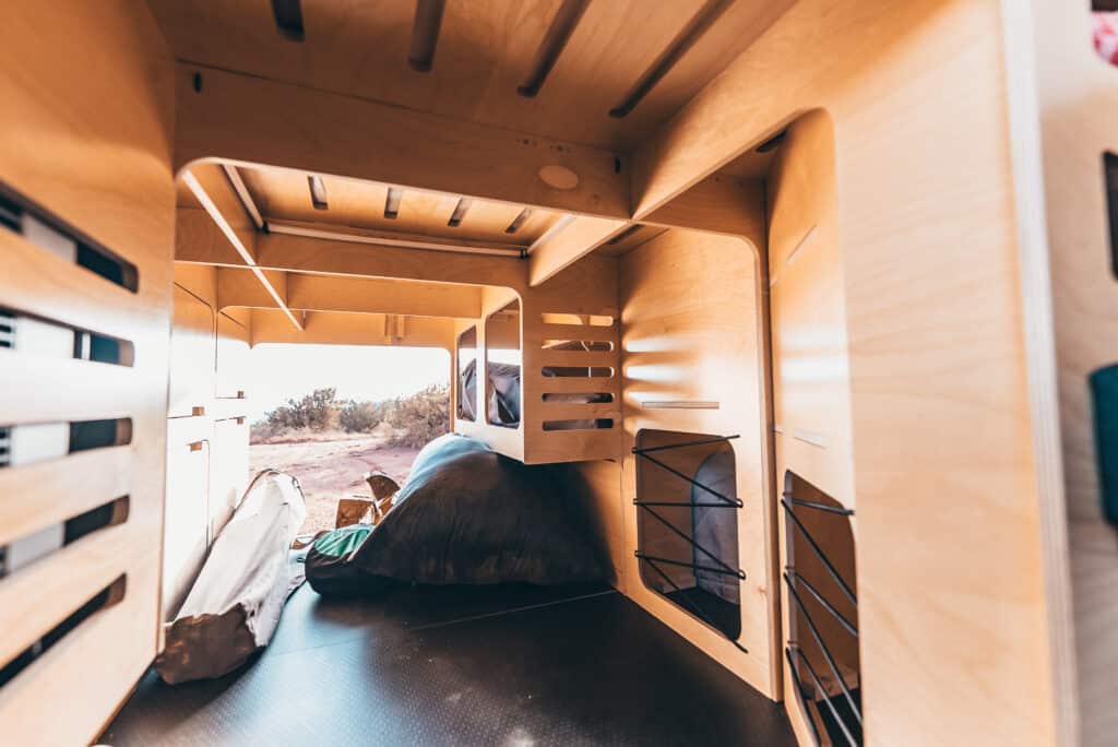 Storage in the OG Campervan